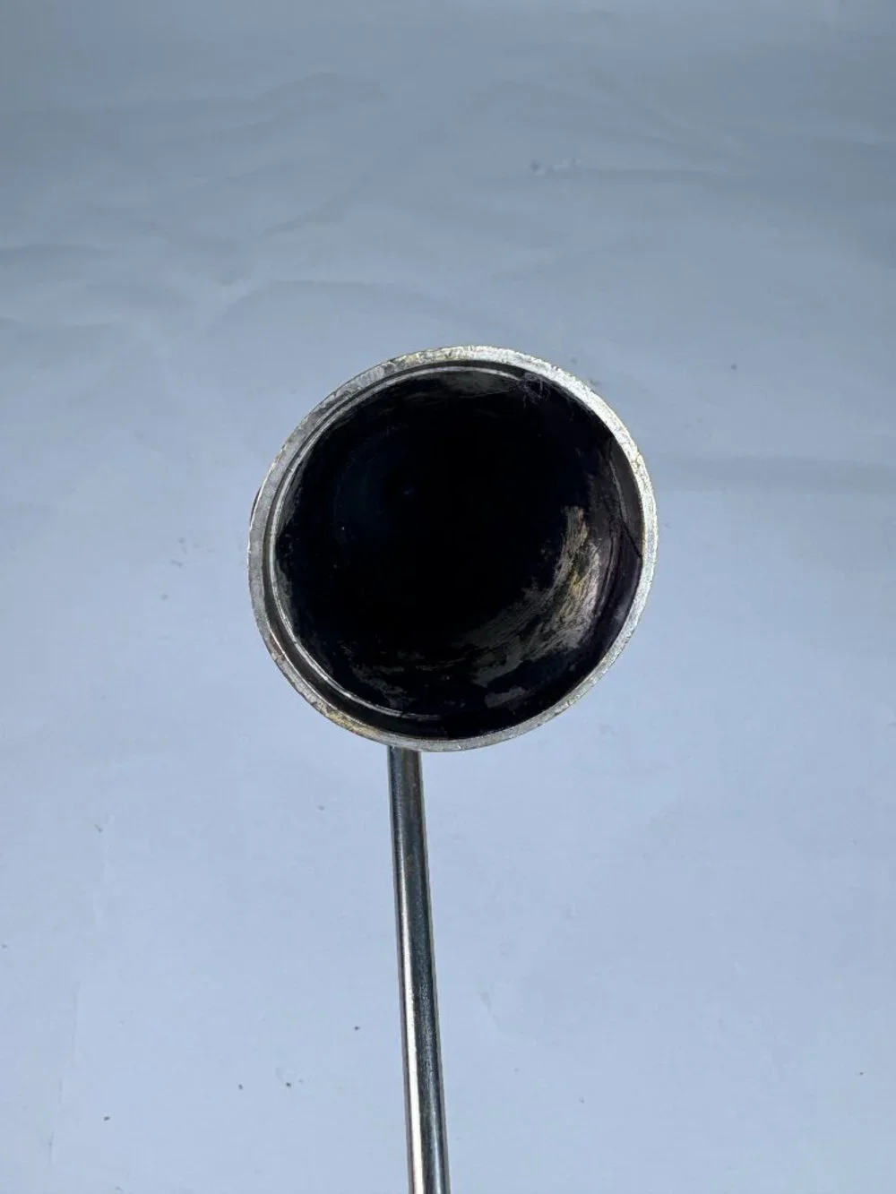 Vintage Mother of Pearl & Silver Tone Candle Snuffer